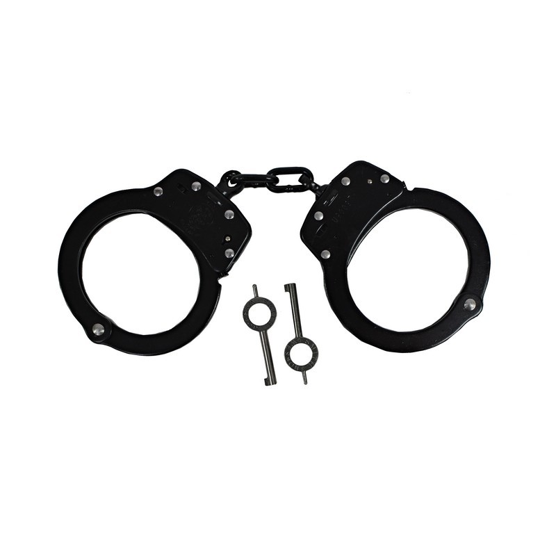 Smith & Wesson 350155 Model 100 Chain-Linked Handcuffs & Key M100 Cuff, Melonite
