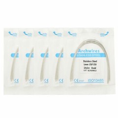 Dental Orthodontic Arch Wire Stainless Steel Ovoid/Natural/Square Rectangular