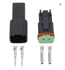 2 3 4 6 8 12 Pin Deutsch DT Black Series Waterproof Electrical Connector KIT