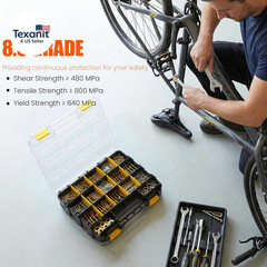 1075 Pcs Metric Bolts and Nuts Assortment Kit – Grade 8.8 | M4 M5 M6 M8 M10 M12