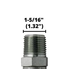 (10-Pack) MP-16-16 | 1″ Hose x 1″ NPTF Male Pipe Thread Hydraulic Hose End Crimp