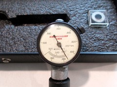 SPI MECHANICAL 82 DEGREE COUNTERSINK GAGE w/ CASE AND STANDARD .360-.560 RANGE