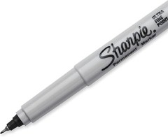 SHARPIE Permanent Markers Ultra Fine Point Black 12 Count 37001 NEW IN BOX BEST$