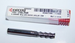 5.50mm (.2165″) 3 FLUTE CARBIDE ENDMILL FINISHING ENDMILL KYOCERA 1703-2165.709R