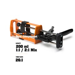 JES 200 ml (1:1 & 2:1) 26:1 High Thrust Dual Component Cartridge Gun