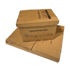 12 – Pack 15x12x10 Small Standard File Storage Moving Box with Lid Letter…