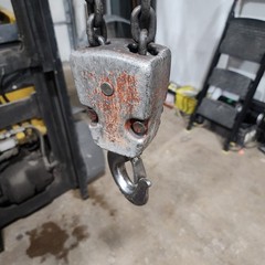 Duff Lynx 2 Ton Electric Chain Hoist 20 Foot Lift 8FPM 230/460v 4000lbs