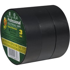 Duck Brand Professional Electrical Tape: 3/4 in. x 50 ft. (Black) *3-pack