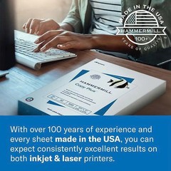 Hammermill Copy Plus 8.5″x11″ Copy Paper-92 Brightness, 500 Sheets/Ream, 3 Reams