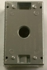Red Dot IH4-1 1/2″ Silver 4 Hole Device Outlet Electrical Box – Brand New