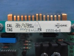 Moore 15531-6-S PLC PC Board 0-5mv 4-20ma 1018-108E Acromag 380D3