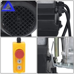 Electric Hoist 1760lbs Crane Winch with Wired Remote Control 1350W 110V