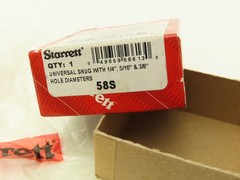 Starrett 58S Universal Snug Clamp 1/4″ 5/16″ 3/8″ for Gage Indicators Lot of 3