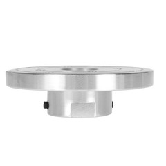 4-Inch Steel Wood Lathe Face Plate, 1 Inch x 8 tpi Threaded With Set Screws