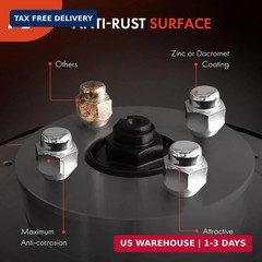 A-Premium 5Pcs Front or Rear Wheel Lug Nuts Compatible with Ford Explorer Edge R