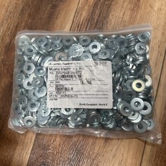 (500) 8mm Metric Zinc Steel Flat Washers USA Made M8 Flat Washer DIN7349 M8STZ