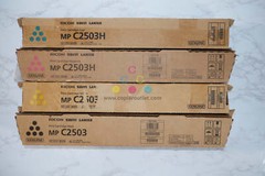 Cosmetic OEM Ricoh MP C2503H,C2003,C2004,C2503,C2504 CMYK Toners 841918,19,20,21