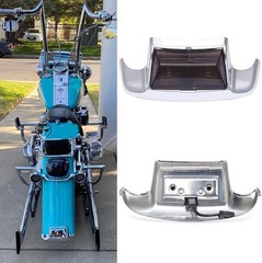 Rear Smoked Fender Light LED Fender Tip Tail Lights Com Color: Smoke Lens-Rear