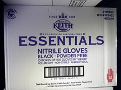 Nitrile Gloves 1000 gloves in a case)Powder-Free Latex-Free , Disposable S-XL