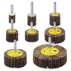 8 Pcs Flap Wheel Sander Set, 1/4″ Shank 8Size Flapper Wheel, SHITIME…
