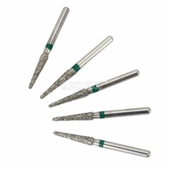 AZDENT Dental Diamond Burs Polishing FG 1.6mm for High Speed Handpiece 5Pcs/Box