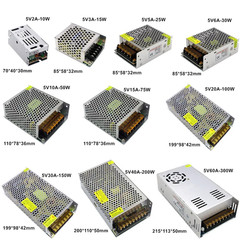 5V 12V 24V 36V Power Supply SMPS 5 12 24 36 V AC DC 220V to 5V 12V 24V 36V 1A 2A
