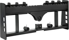 Skid Steer Pallet Fork Frame W/ Receiver Hitch & Spear Sleeves for Bobcat 3000lb