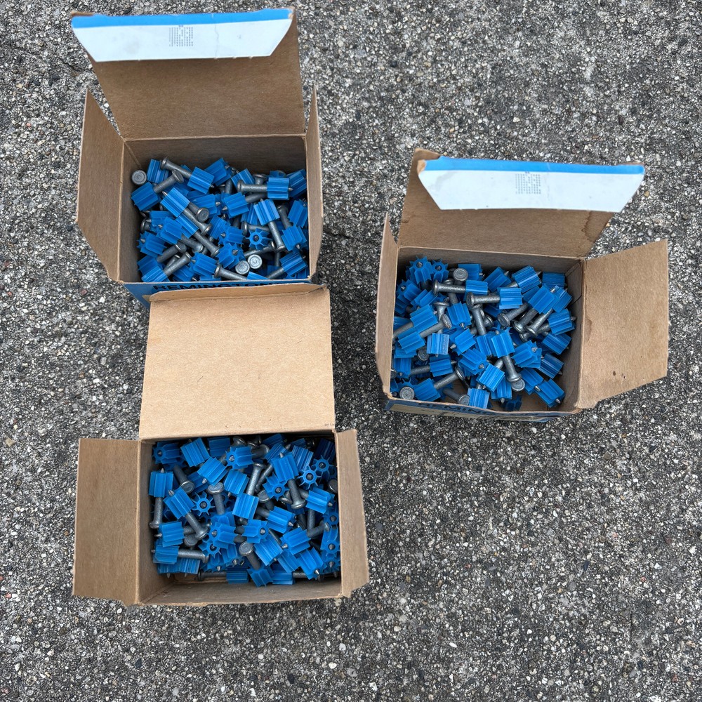 3 BOXES 300 TTL – Remington 58048 1″ Low Velocity Power Fasteners – 100Pk