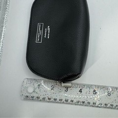 The White Company British airways black travel makeup cosmetic bag pouch