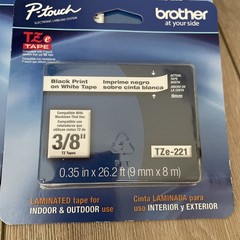 New sealed bundle of (107) Genuine Brother P-Touch TZe-Labels & Cable Wire Tapes