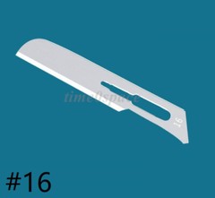 Sterile Surgical Carbon Steel Blades Scalpel Handle Dental Instrument 100Pcs