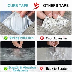 5x Strong Waterproof Tapes, Aluminum Butyl Tapes 2in x 90ft, RV, Roof, Metal