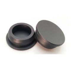 Dust-Proof Black Rubber Plugs Dia 15.5-201.5mm Silicone Soft Stopper Sealing Cap