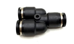 8mm 5/16″ Pneumatic Y Union Push Connect Air Fitting 3-Way Hose Splitter 3pcs