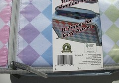 New Case-It Mighty Multi Zipper Tab 3-inch Zipper Binder Rainbow T-641-P School