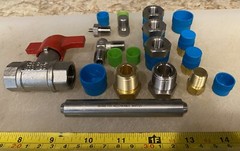 Swagelok Fittings Stainless Steel, Brass. Sno-Trik Tubing Nipple- 30,000 psi etc
