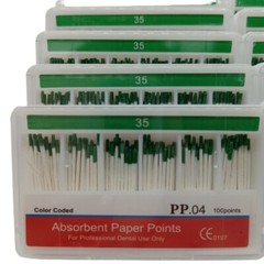 10 Packs Dental Endodontics Absorbent Paper Point Taper 0.04 35# 100pcs/pack