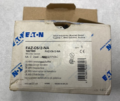 NEW Eaton FAZ-C5/2-NA 2 Pole 5 Amp 277/480V FAZC52NA Circuit Breaker