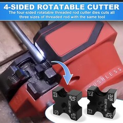 48-44-2872 1/4″, 3/8″, 1/2″ Cutting Die Set Fits for Milwaukee 2872-20, 2872-21