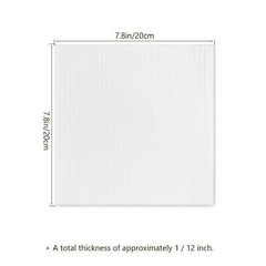 50 Pack 8×8 Inch Cushion Foam Pouches Wrap Sheets for Fragile Items Shipping