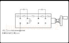 Linear Sliding Table Module T-shaped Screw Self-locking Digital Display XY Axis