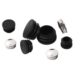 Plastic/Stainless Round End Cap For Tubing Pipe Inserts Bungs Feet Blanking Plug