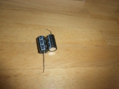 LOT/5 RADIAL CAPACITOR 22 UF 160 V, 85 DEGREE,22 MFD,NOS
