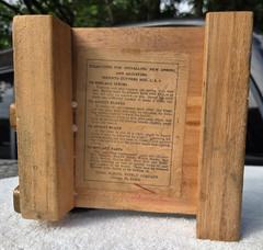 Ingento Paper Cutter No. 1 Mini 6 Inch Ideal School Supply Chicago USA Wood Vtg