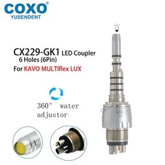 US Dental Turbine Coupling 4/6Hole Coupling CouplerFit COXO/KAVO/BEING Handpiece