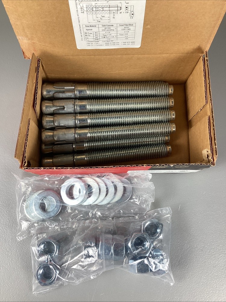 3/4 in. x 7 in. Kwik Bolt 1 Carbon Steel Zinc Plated Concrete Anchor (10-Pac