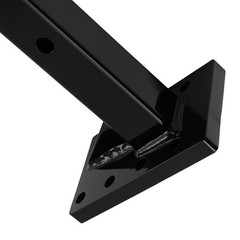 Black Steel Pintle Hitch Mount 3-Position for 2inch Receiver 20000 lbs