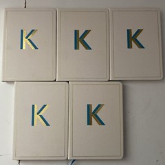 Opalhouse Monogram K, S, U, D, B Journal 5″x 7″ College Ruled 96 Sheets NEW