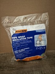 Fost King Pipe Wrap Insulation Tape 2″ x 1/8 inch thick x 15 feet long – New