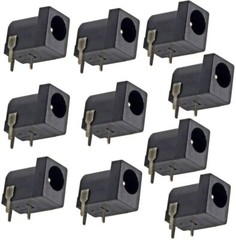 Breadboard-Friendly 2.1mm PCB Mounting Female DC Power Barrel Jack
